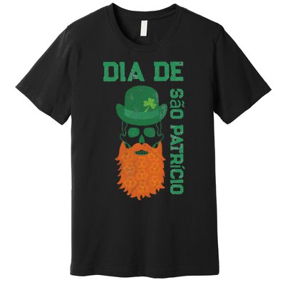 SAINT PATRICK'S DAY SKULL DESIGN Premium T-Shirt