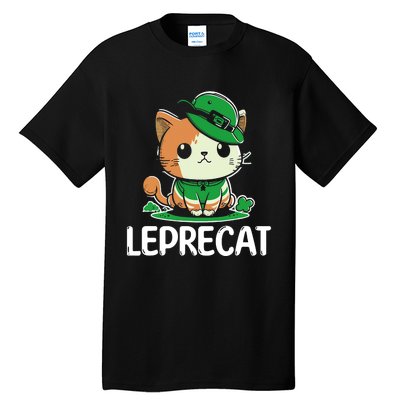 St Patricks Day Parade Leprecat Funny Irish Cat Tall T-Shirt