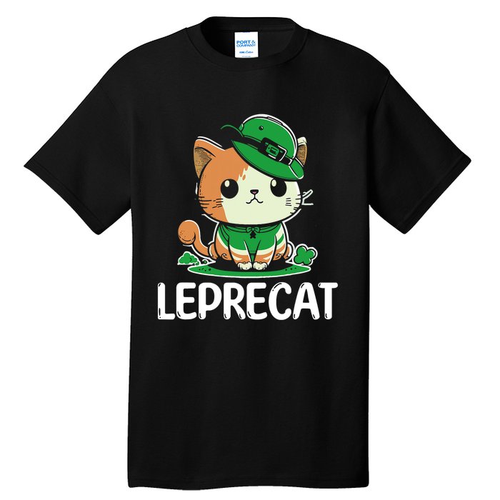 St Patricks Day Parade Leprecat Funny Irish Cat Tall T-Shirt