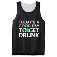 St Patrick's Dayoday's A Good Dayo Get Drunk Mesh Reversible Basketball Jersey Tank
