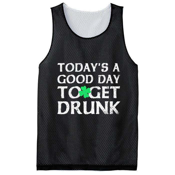 St Patrick's Dayoday's A Good Dayo Get Drunk Mesh Reversible Basketball Jersey Tank