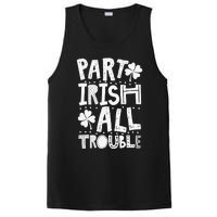 Saint Patrick's Day Part Irish All Trouble Funny PosiCharge Competitor Tank