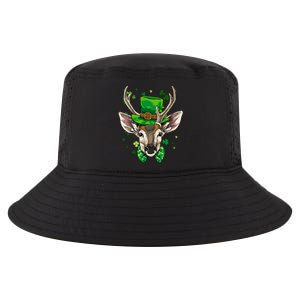 St Patrick's Day Leprechaun Deer Shamrock Irish Deer Hunting Gift Cool Comfort Performance Bucket Hat