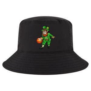 St Patricks Day Leprechaun Basketball Shamrock Funny Gift Cool Comfort Performance Bucket Hat