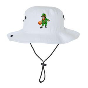 St Patricks Day Leprechaun Basketball Shamrock Funny Gift Legacy Cool Fit Booney Bucket Hat