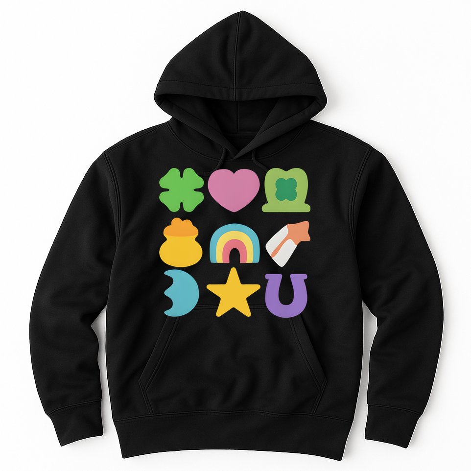St Patricks Day Lucky Charm Hoodie