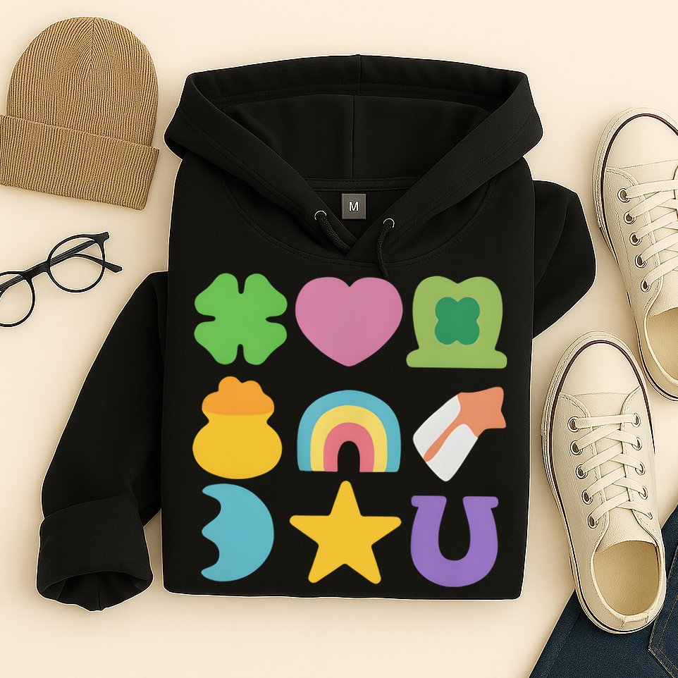 St Patricks Day Lucky Charm Hoodie