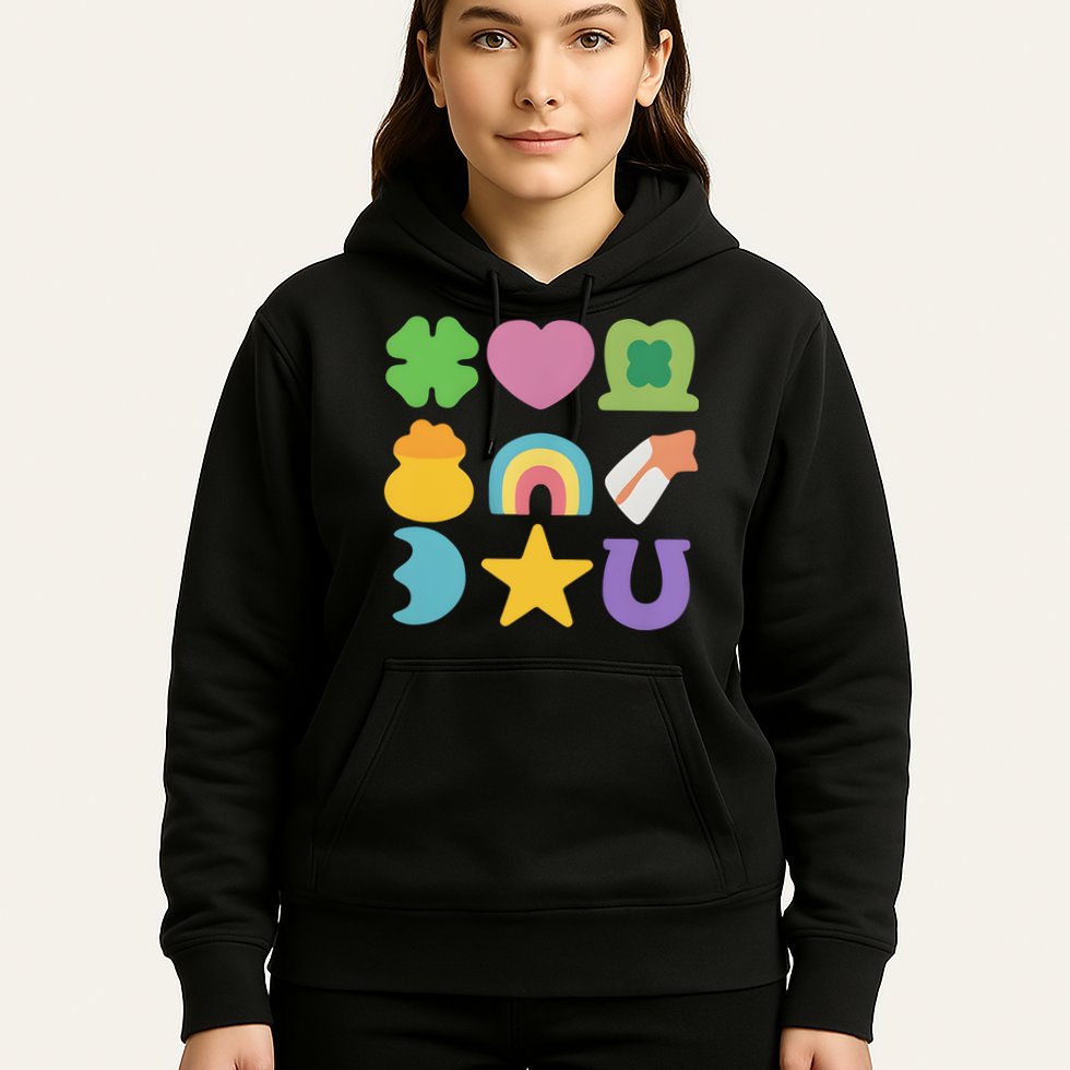 St Patricks Day Lucky Charm Hoodie