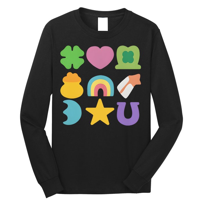 St Patricks Day Lucky Charm Long Sleeve Shirt