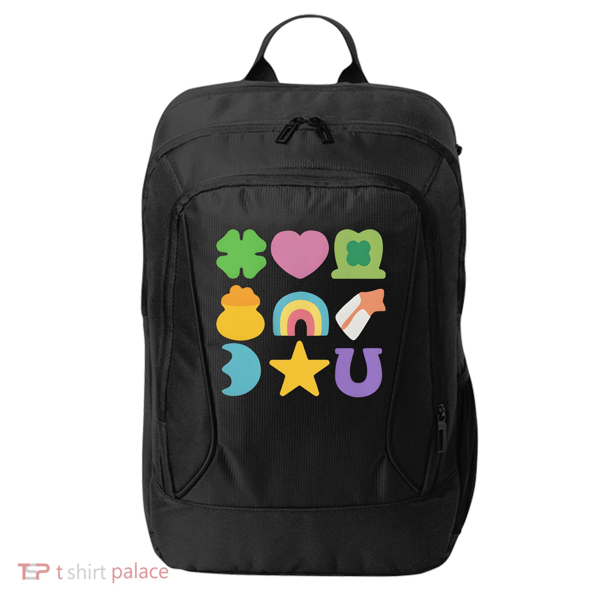 St Patricks Day Lucky Charm City Backpack