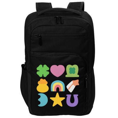 St Patricks Day Lucky Charm Impact Tech Backpack