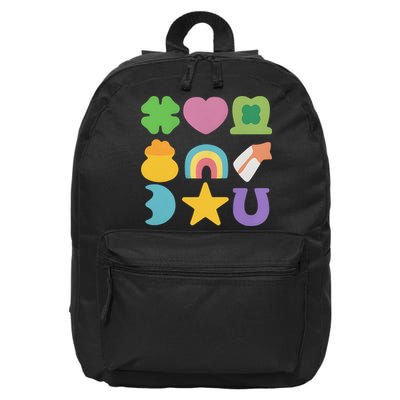 St Patricks Day Lucky Charm 16 in Basic Backpack