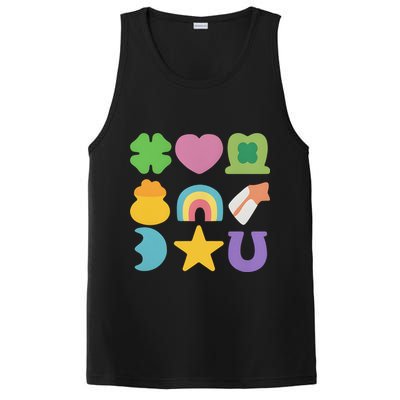 St Patricks Day Lucky Charm PosiCharge Competitor Tank