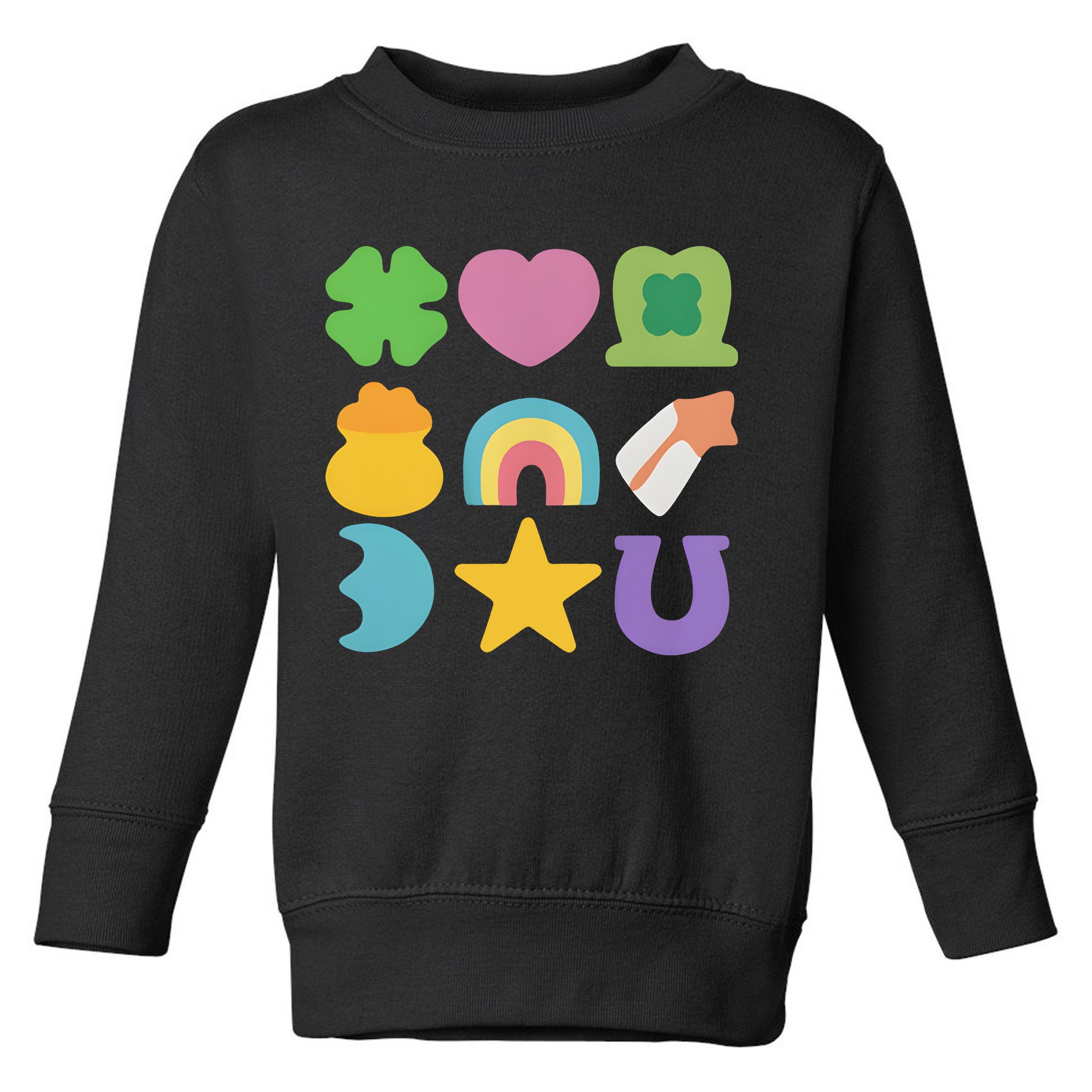 St Patricks Day Lucky Charm Toddler Sweatshirt