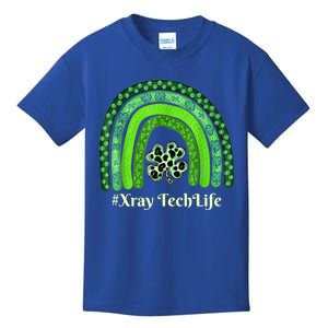 St Patrick Day Scrub Tops Nurse Xray Tech Rainbow Lucky Nurs Cool Gift Kids T-Shirt