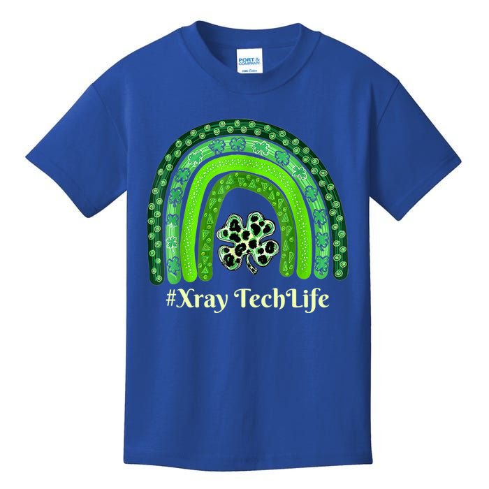 St Patrick Day Scrub Tops Nurse Xray Tech Rainbow Lucky Nurs Cool Gift Kids T-Shirt