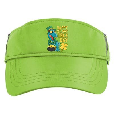 St Patrick's Day Happy St Patgiftrex Day Tgiftrex Dinosaur Gift Adult Drive Performance Visor