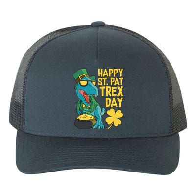 St Patrick's Day Happy St Patgiftrex Day Tgiftrex Dinosaur Gift Yupoong Adult 5-Panel Trucker Hat