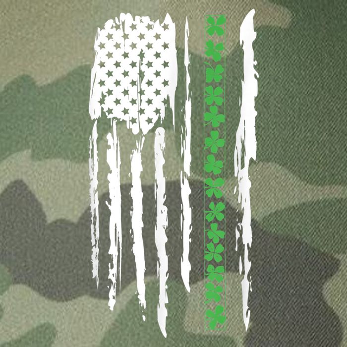 St. PatrickS Day Irish Flag Usa Flag Green Shamrocks Legacy Tie Dye Trucker Hat