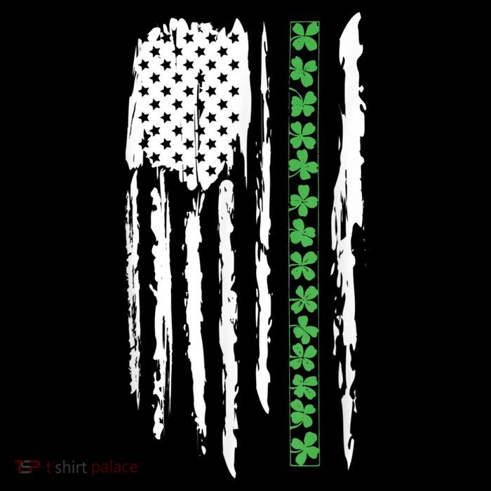 St. PatrickS Day Irish Flag Usa Flag Green Shamrocks Bucket Hat