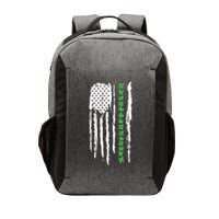 St. PatrickS Day Irish Flag Usa Flag Green Shamrocks Vector Backpack