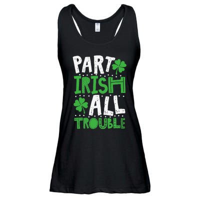 Saint Patrick's Day Part Irish All Trouble Gift Ladies Essential Flowy Tank