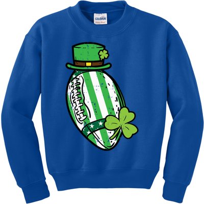 St Patricks Day American Football Saint Paddys Cool Gift Kids Sweatshirt