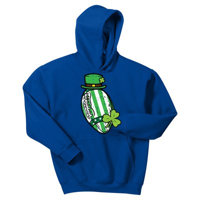 St Patricks Day American Football Saint Paddys Cool Gift Kids Hoodie