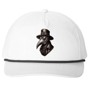 Steampunk Plague Doctor Snapback Five-Panel Rope Hat