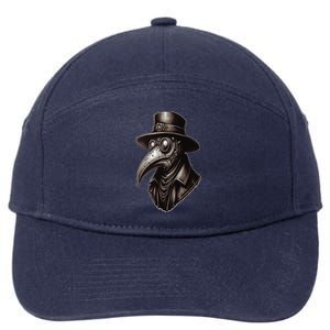 Steampunk Plague Doctor 7-Panel Snapback Hat