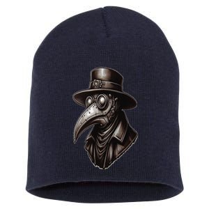 Steampunk Plague Doctor Short Acrylic Beanie