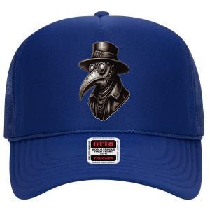 Steampunk Plague Doctor High Crown Mesh Back Trucker Hat