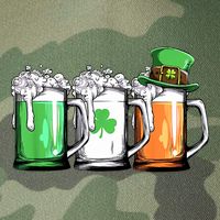 St Patrick's Day Beer Legacy Tie Dye Trucker Hat