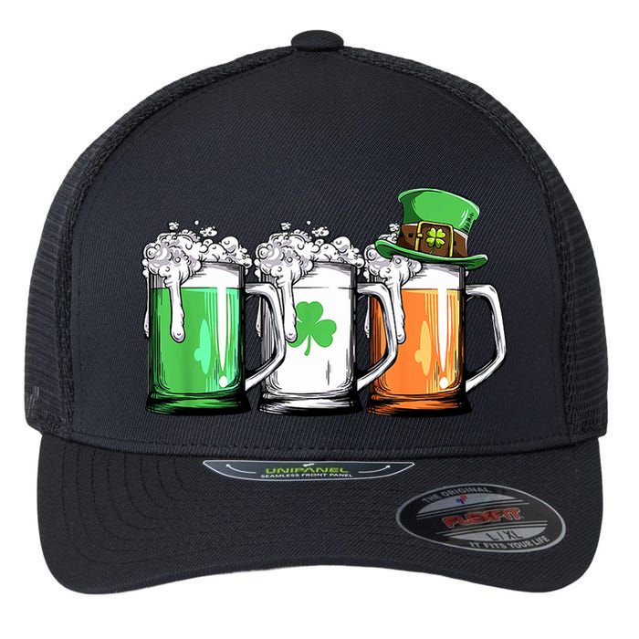 St Patrick's Day Beer Flexfit Unipanel Trucker Cap