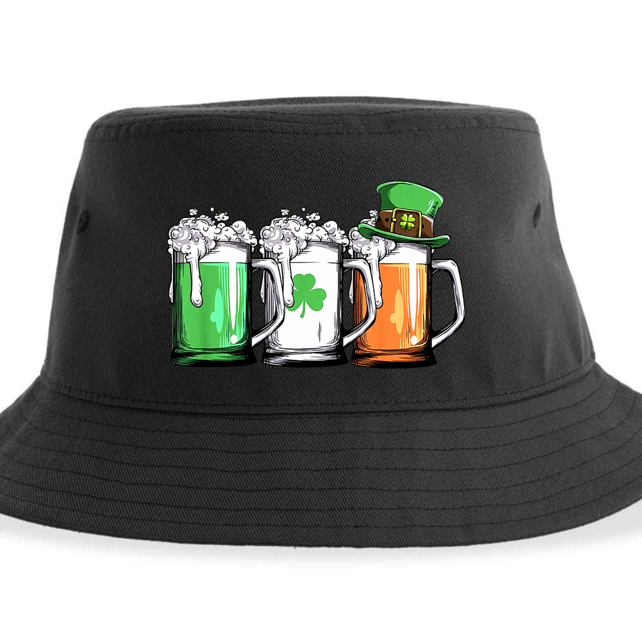 St Patrick's Day Beer Sustainable Bucket Hat