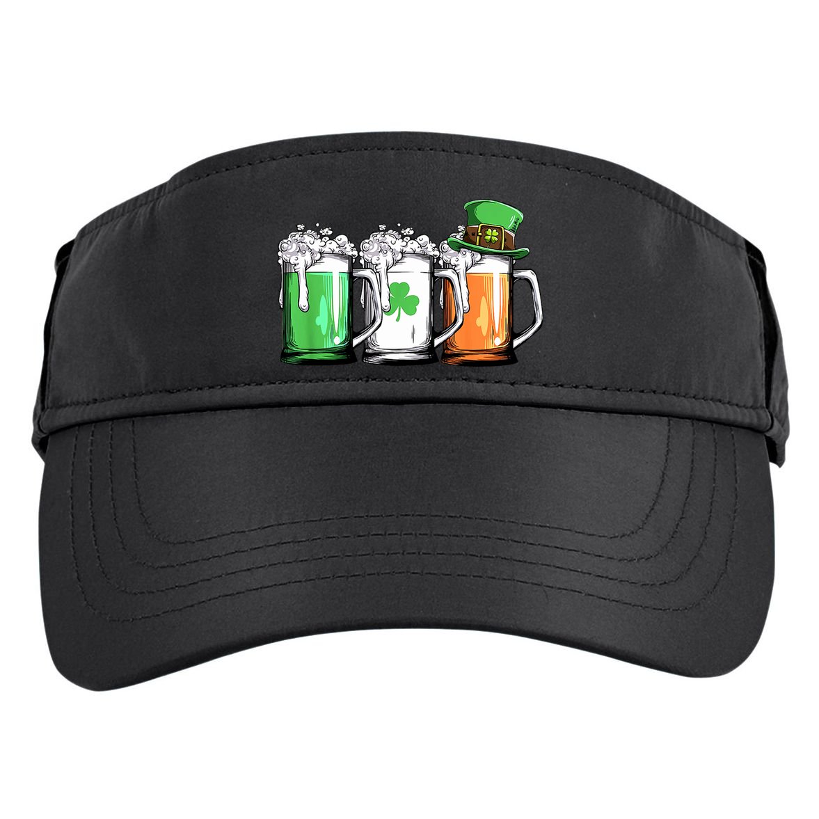 St Patrick's Day Beer Adult Drive Performance Visor