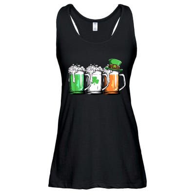 St Patrick's Day Beer Ladies Essential Flowy Tank