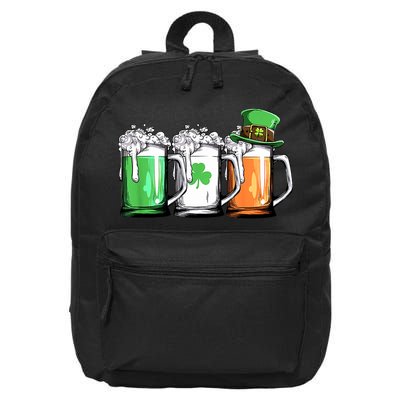 St Patrick's Day Beer 16 in Basic Backpack