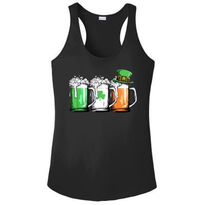 St Patrick's Day Beer Ladies PosiCharge Competitor Racerback Tank