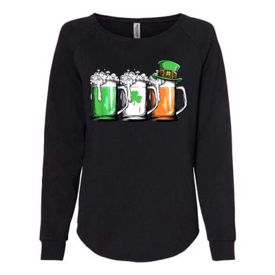 St Patrick's Day Beer Womens California Wash Sweatshirt