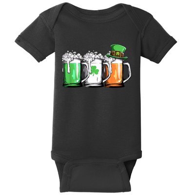 St Patrick's Day Beer Baby Bodysuit