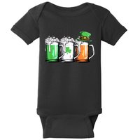St Patrick's Day Beer Baby Bodysuit