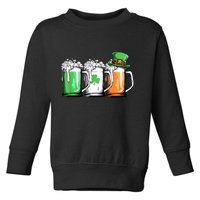 St Patrick's Day Beer Toddler Sweatshirt