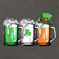 St Patrick's Day Beer Cotton Canvas Backpack