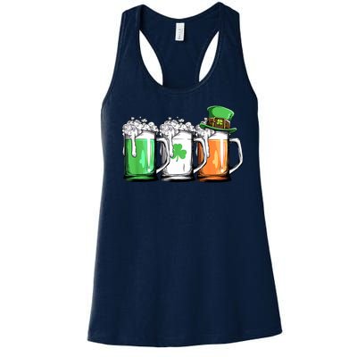 St Patrick's Day Beer Women's Racerback Tank