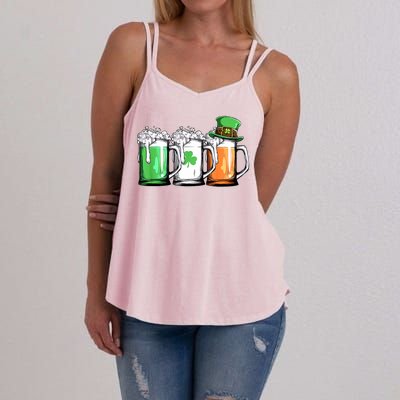 St Patrick's Day Beer Women's Strappy Tank