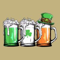 St Patrick's Day Beer Magnet