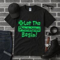 St Patricks Day Let The Shenanigans Begin Tall T-Shirt