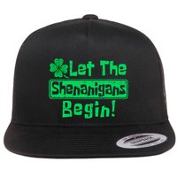 St Patricks Day Let The Shenanigans Begin Flatbill Hat