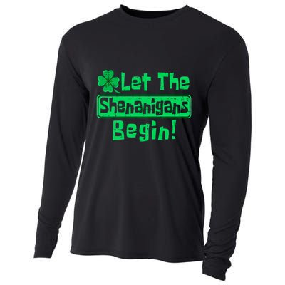 St Patricks Day Let The Shenanigans Begin Cooling Performance Long Sleeve Crew